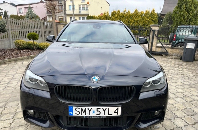 BMW Seria 5 cena 69999 przebieg: 199000, rok produkcji 2012 z Barczewo małe 596